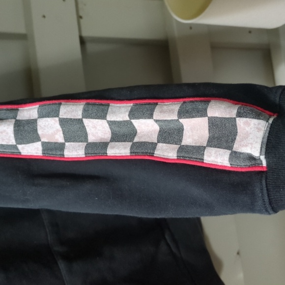 Fila Linea Italia Pullover Hoodie with Checkered Sleeves - Picture 5 of 6